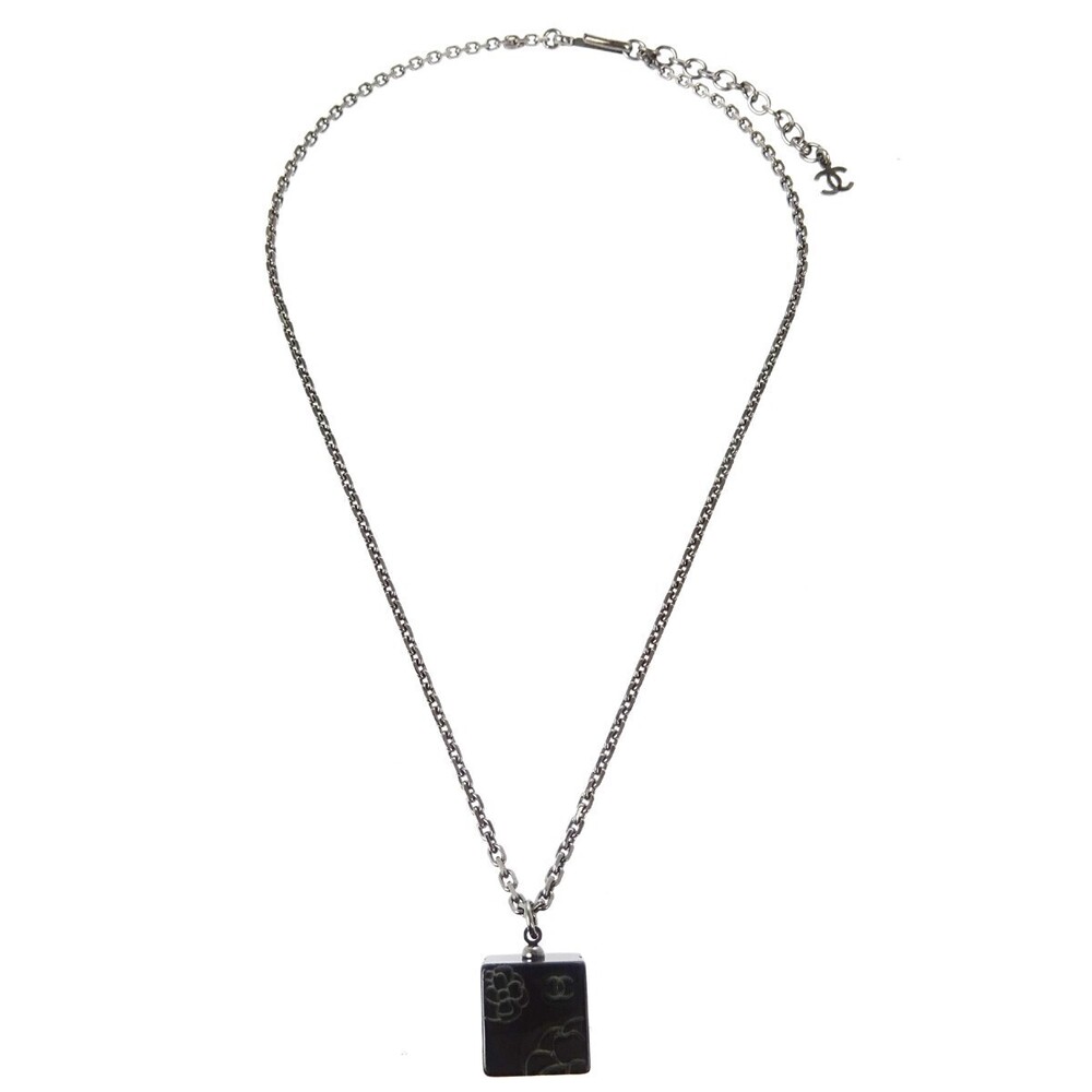 Chanel Square CC Pendant Resin